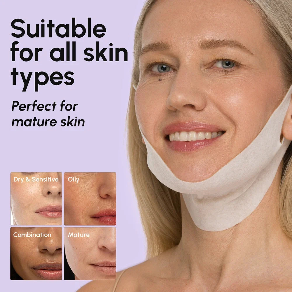 Mascarilla lifting V-line de ácido hialurónico