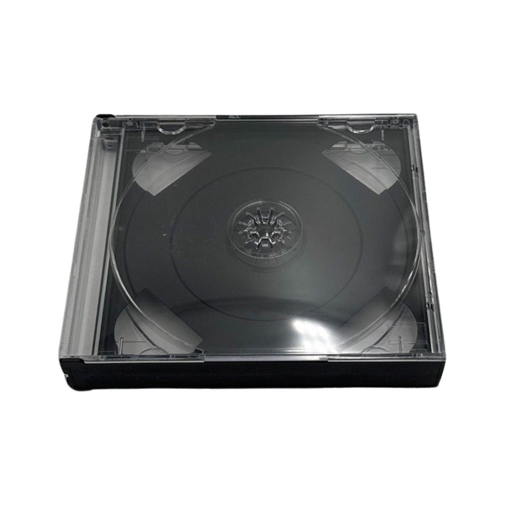 Caja de almacenamiento de repuesto transparente Quad para videojuegos Playstation, DreamCast, CD y PC