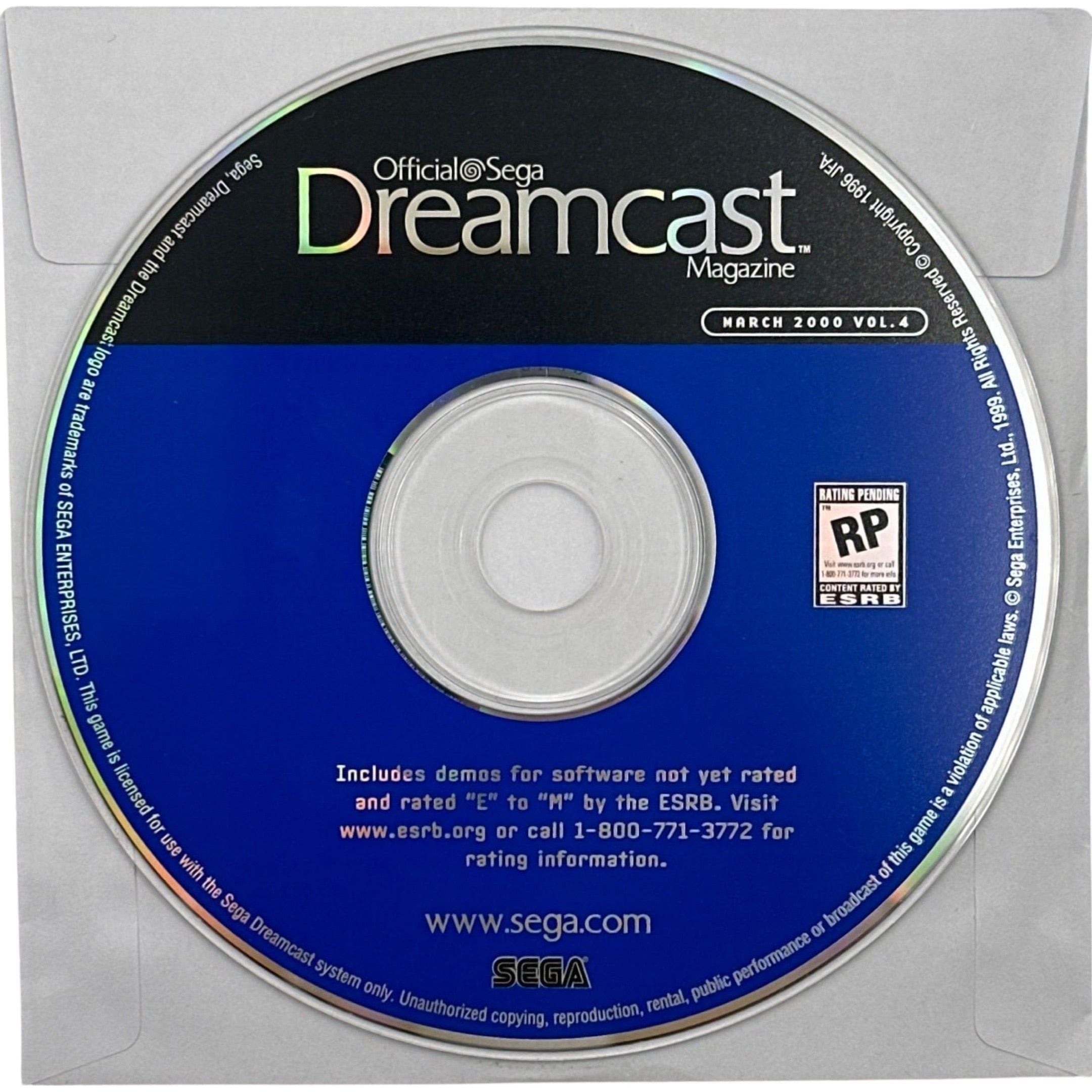 Disco de la revista Sega Dreamcast (Solo disco)