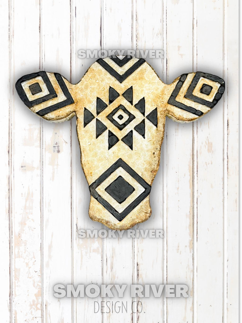 Aztec Cow Freshie Mold