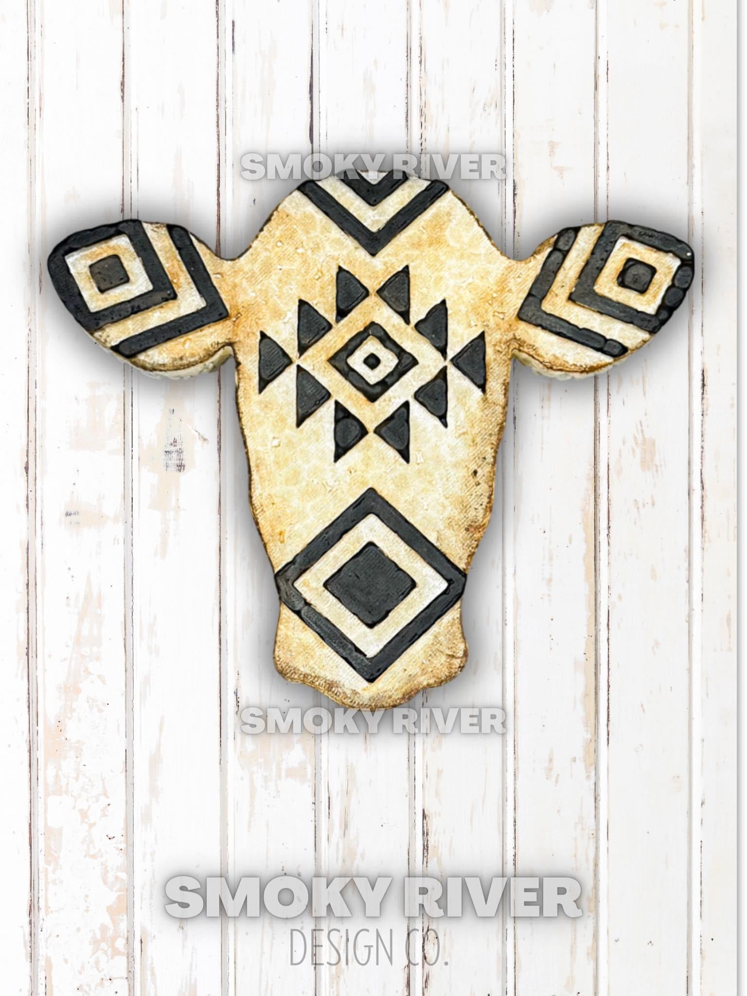 Aztec Cow Freshie Mold
