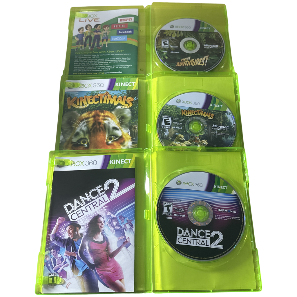 Sistema de juego Xbox 360 250GB Kinect Edición especial Kinect Adventures
