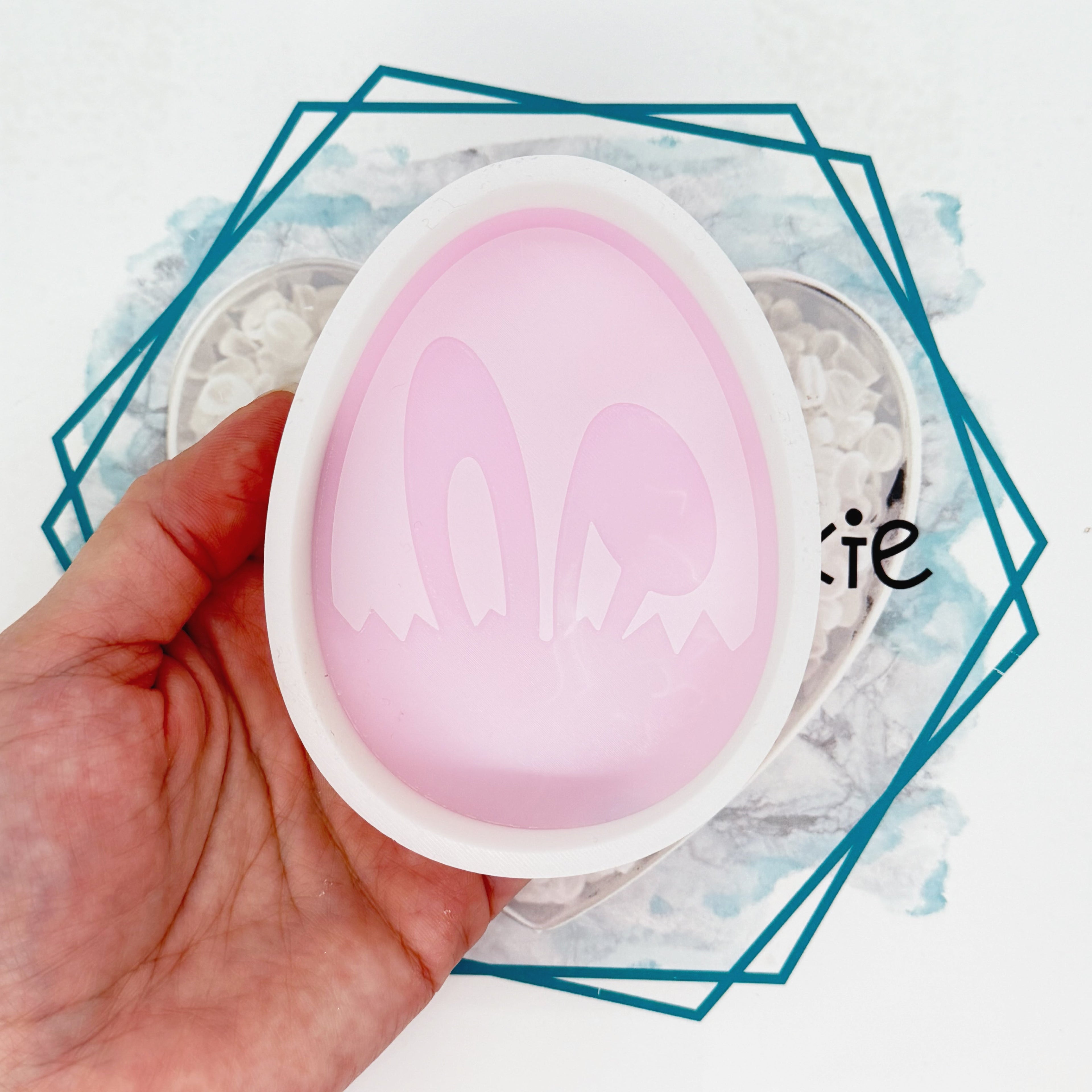 Bunny Ears Easter Egg Freshie Mold