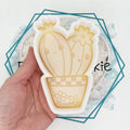 Groovy Cactus Pot Freshie Mold