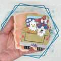 Truck Freshie Mold with 'Merica Themed Cardstock