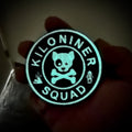 DOG & CROSSBONES Glow In The Dark Morale Patch