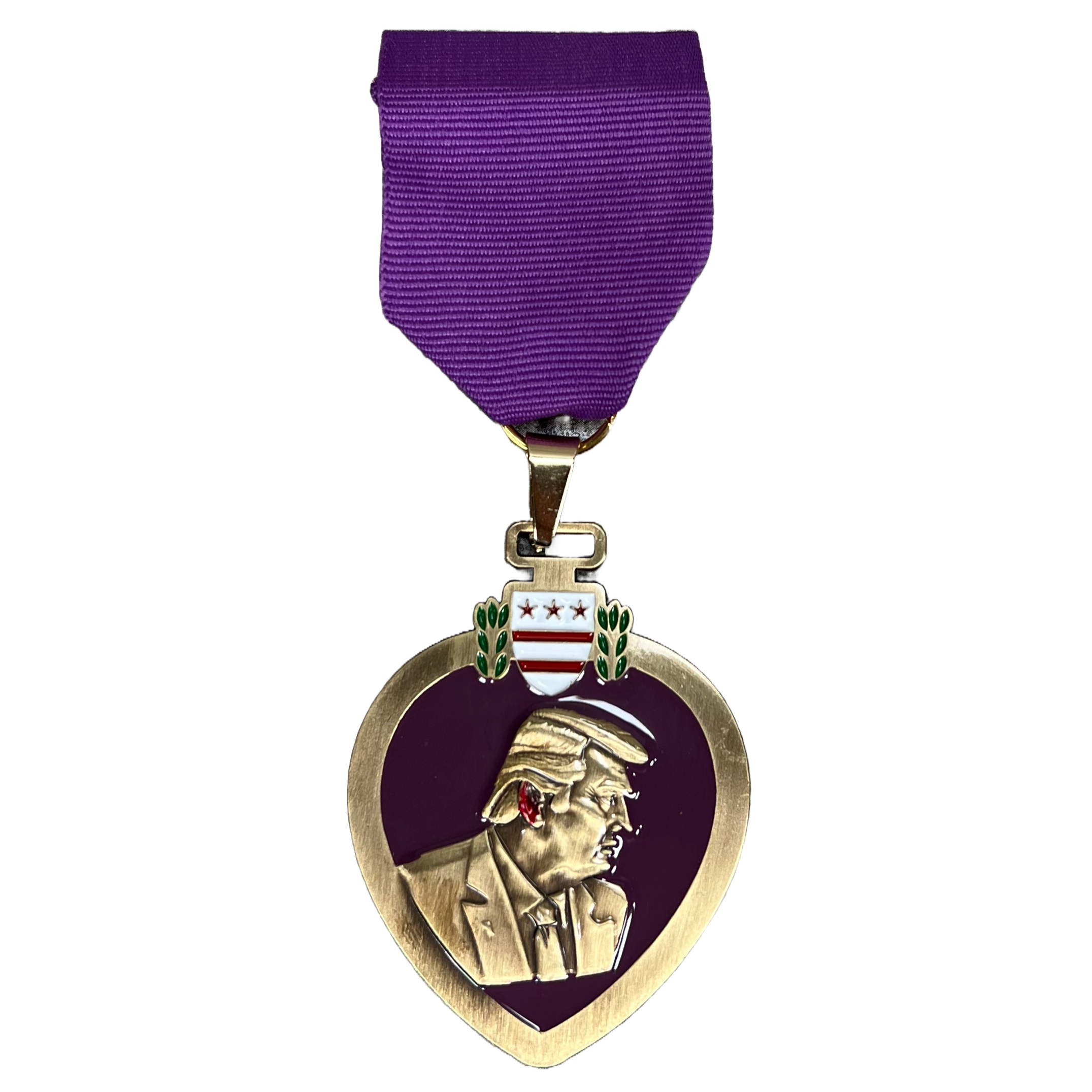 President Trump Purple Heart Tribute Medal