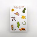 Western Cowgirl Sticker Sheet