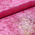 Illusion Anaconda Foil Printed Stretch Velvet Fabric | Blue Moon Fabrics