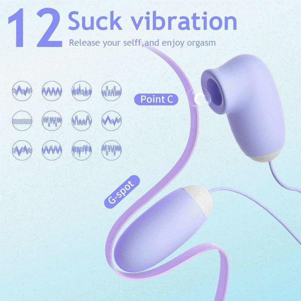AeroPulse Clit Sucking Egg Vibrator