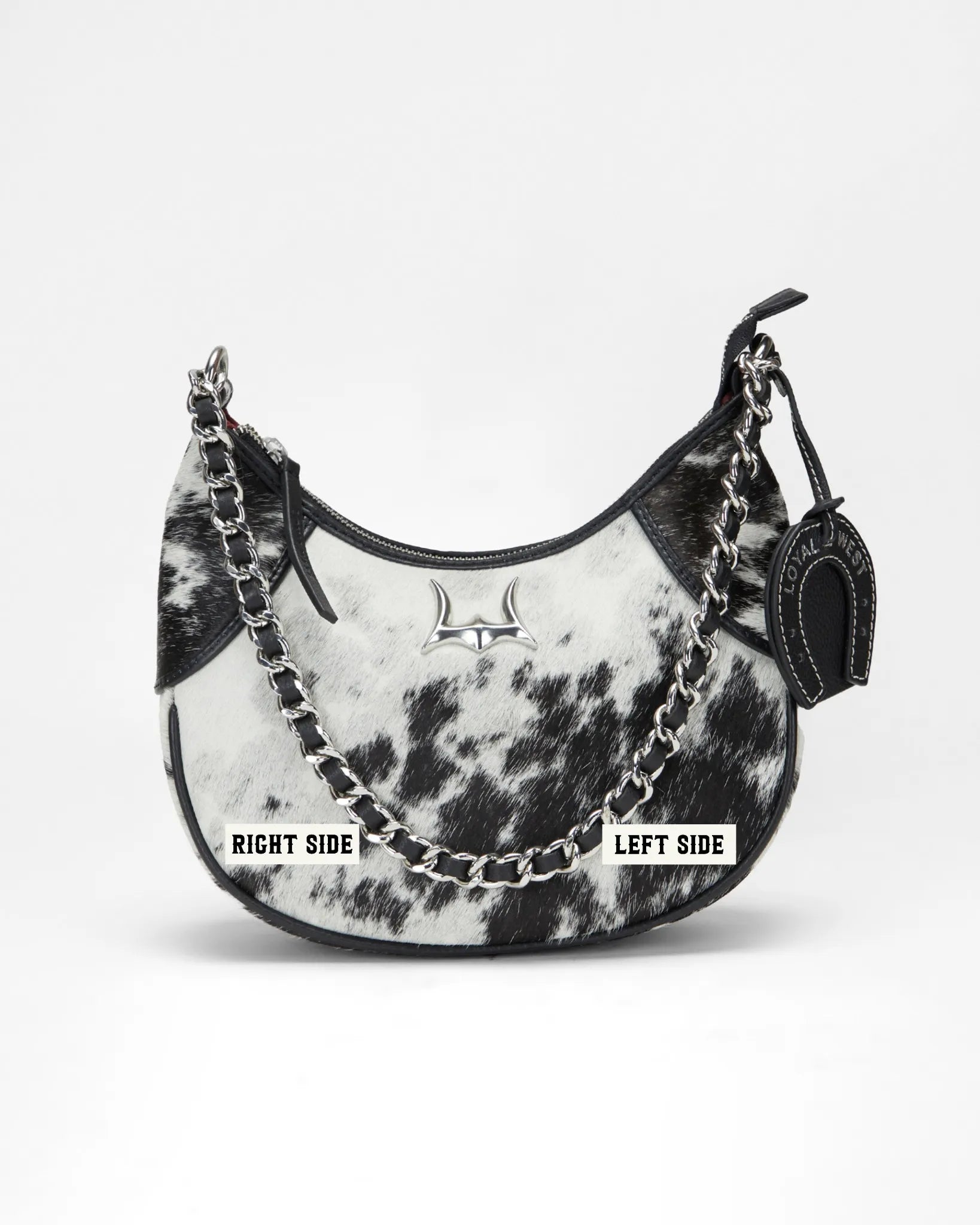 Loyal West LUEVE HAIRON LEATHER BAG