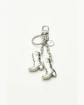 Loyal West Boots Bag Charm - Concho Silver