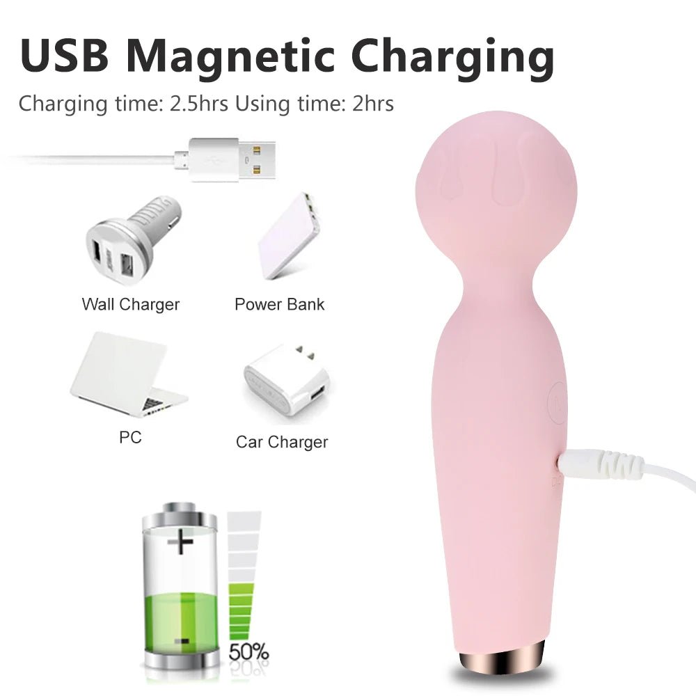 FeatherTouch Clit Massager Wand
