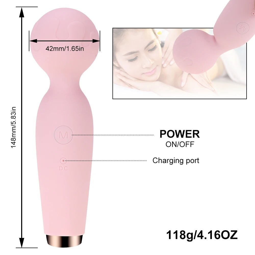 FeatherTouch Clit Massager Wand