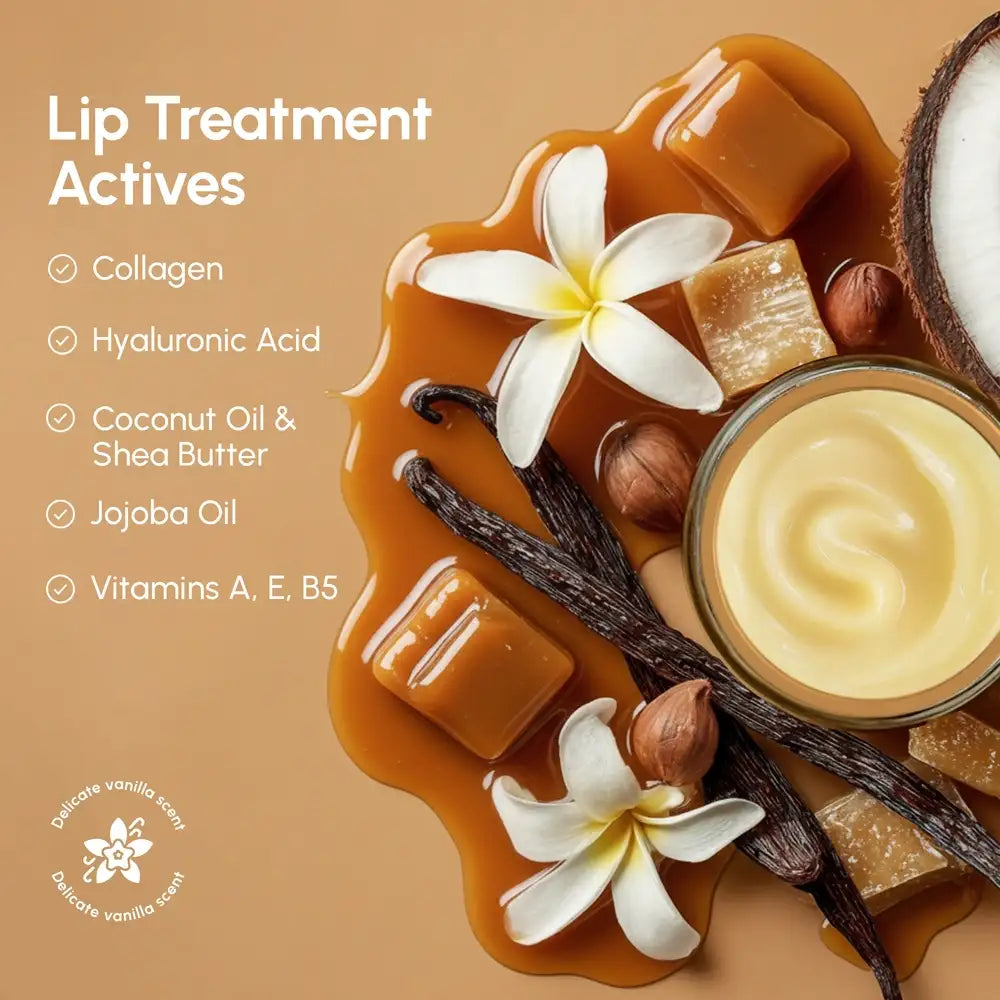 Bálsamo Labial Voluminizador e Hidratante de Vainilla