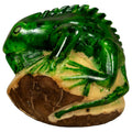 Green Iguana Lizard Tagua Nut Carving