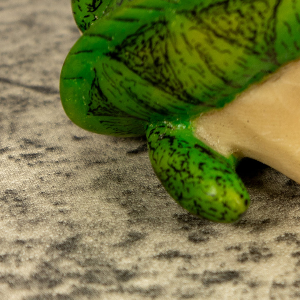 Green Iguana Lizard Tagua Nut Carving