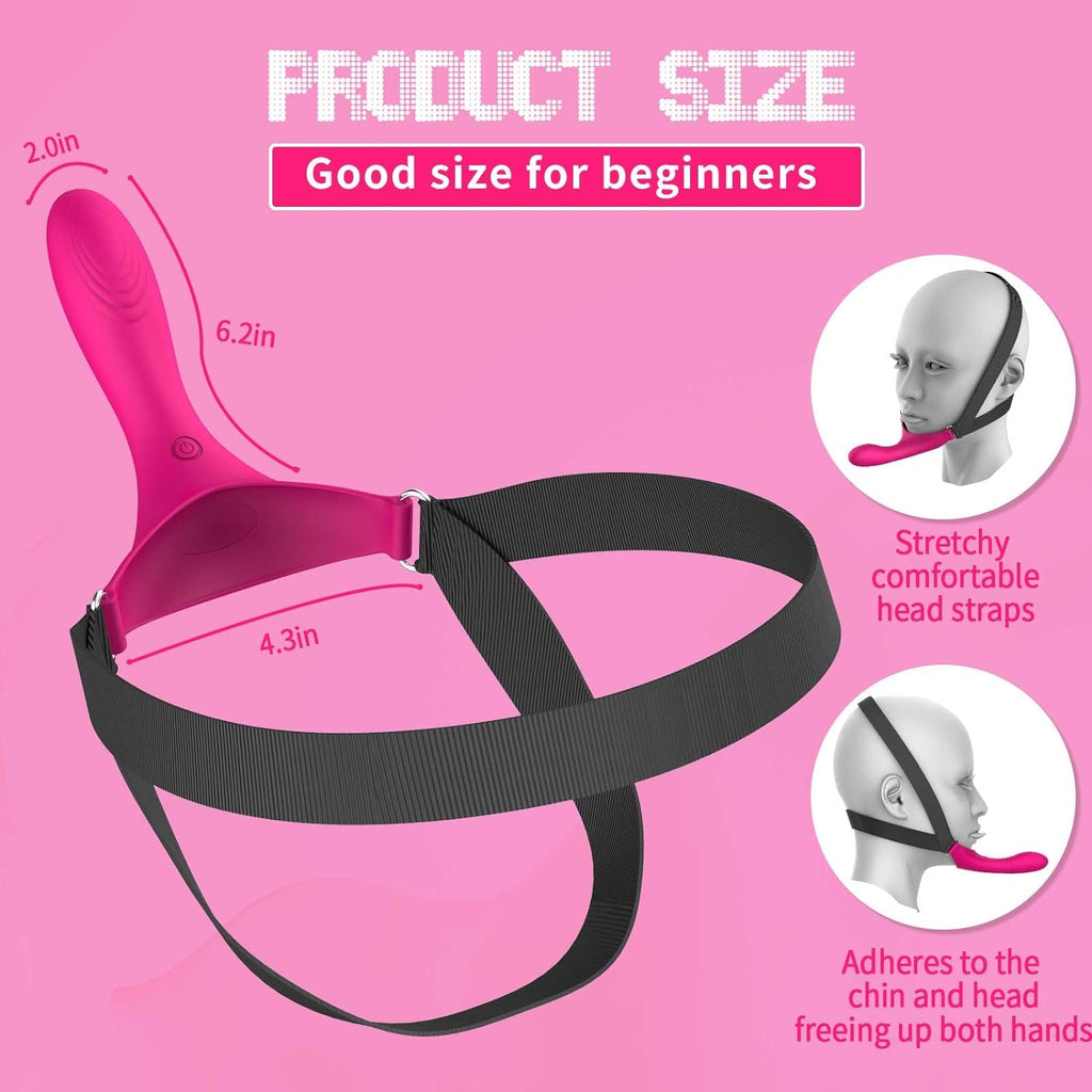 MaskedEuphoria Strap-On Vibrating Dildo