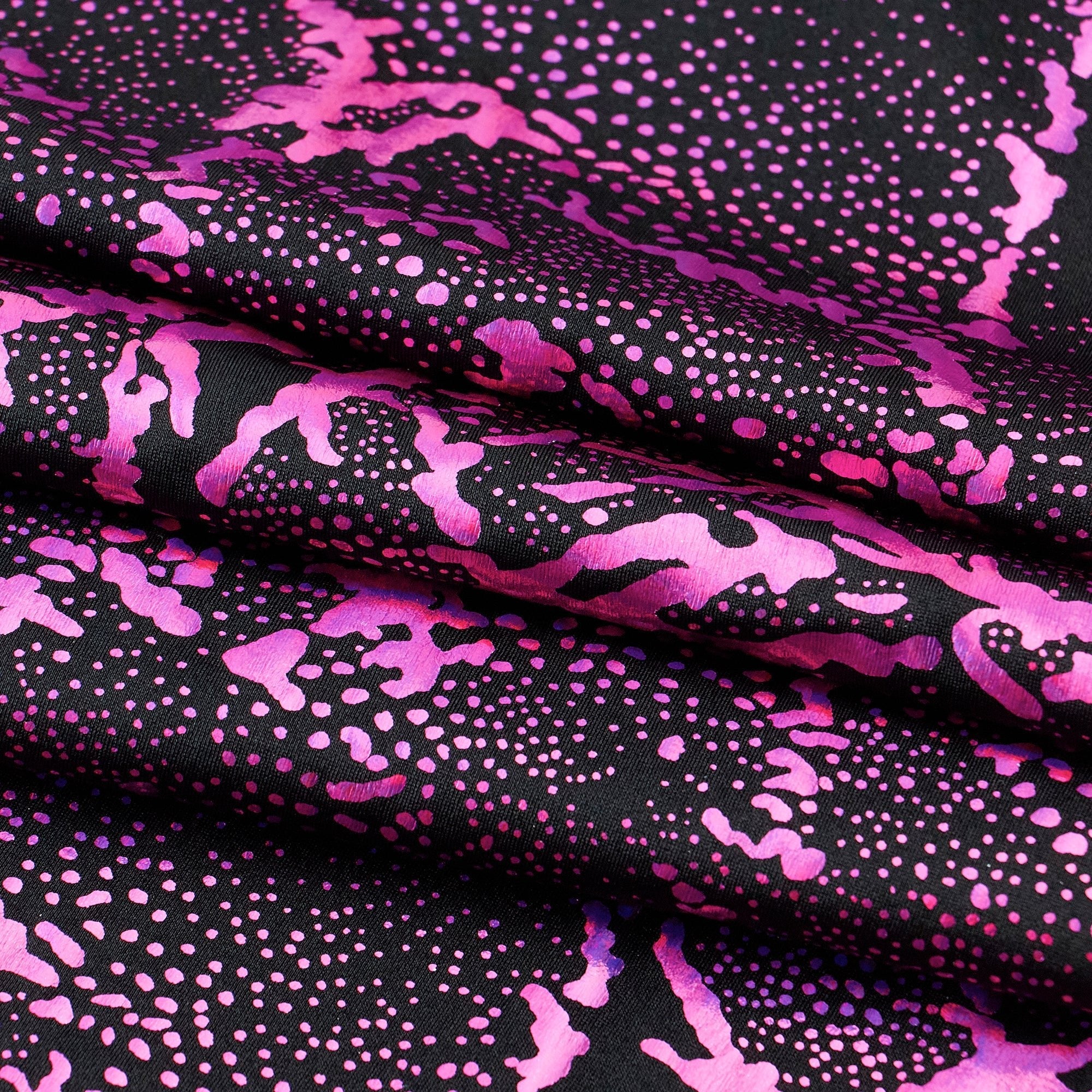 Metallic Reef Hologram Spandex Fabric | Blue Moon Fabrics