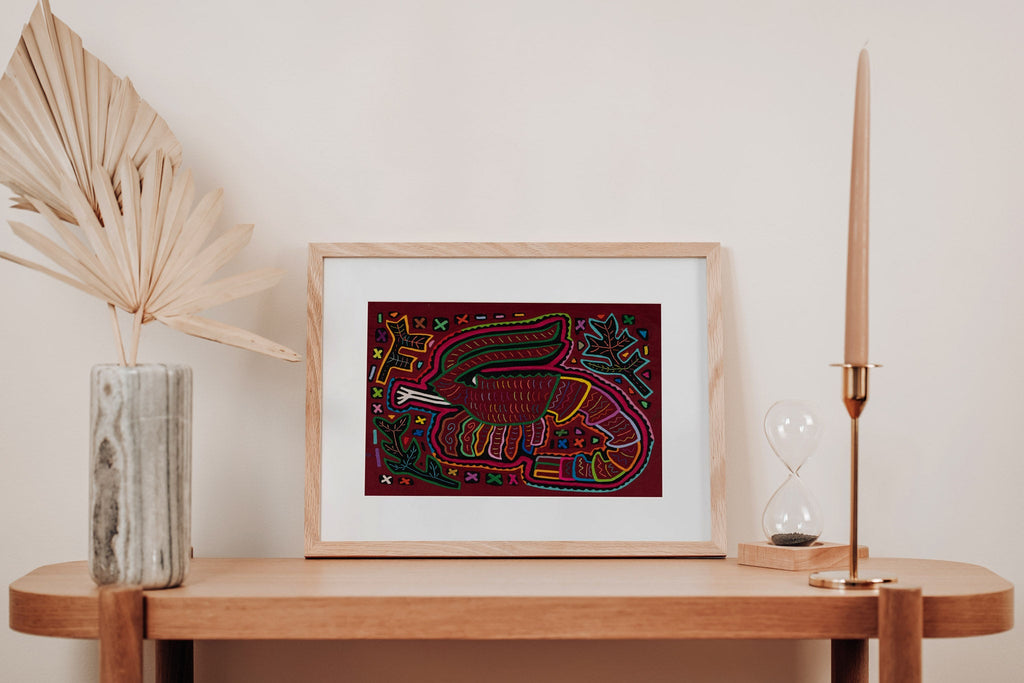 Burgundy Red Caribbean Shrimp Mola