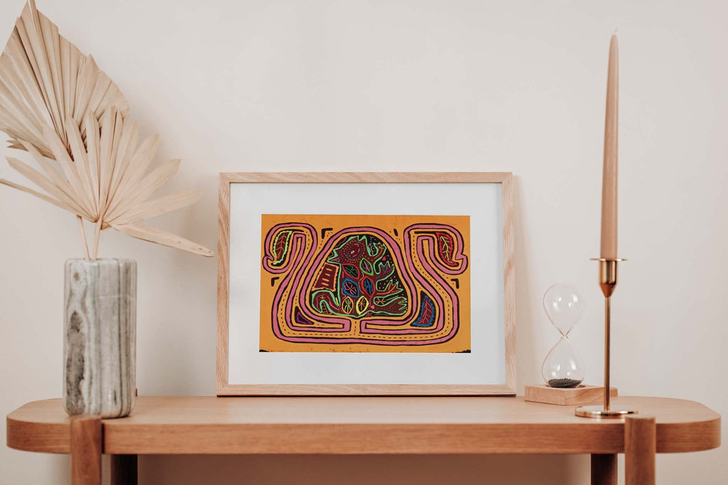 Neon Orange And Purple Venus Critter Trap Mola