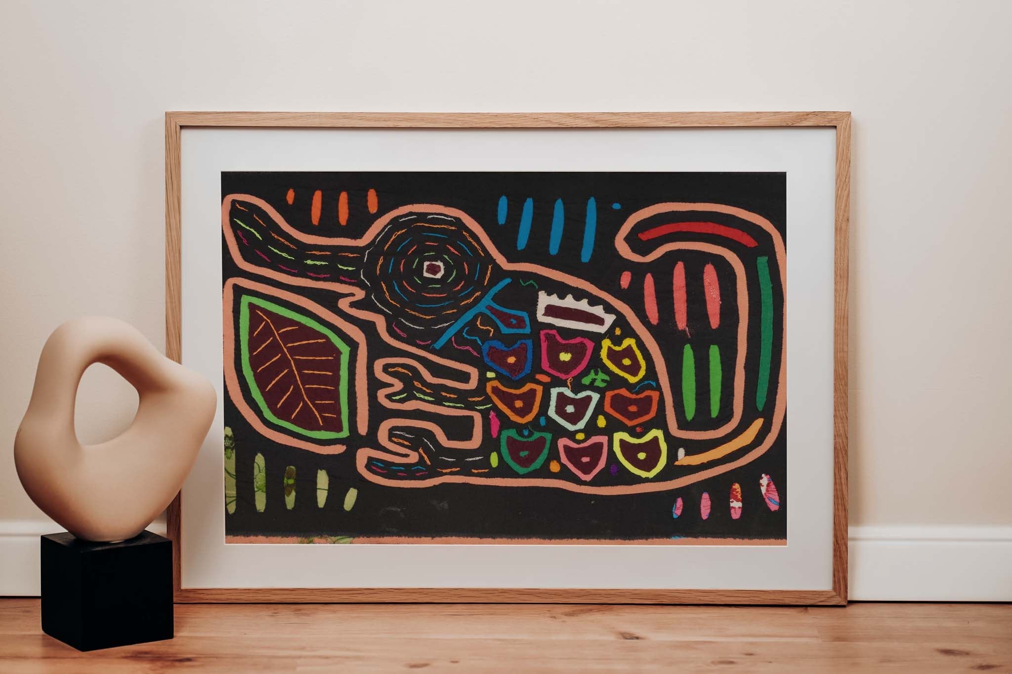 Black And Orange Pinocchio Jungle Critter Mola