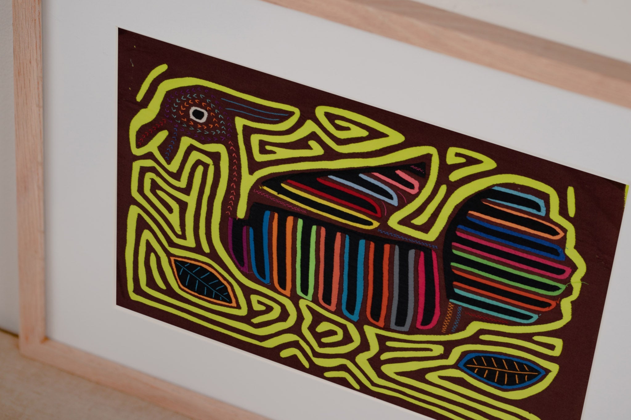 Optical Illusion Chartreuse Fancy Fowl Mola