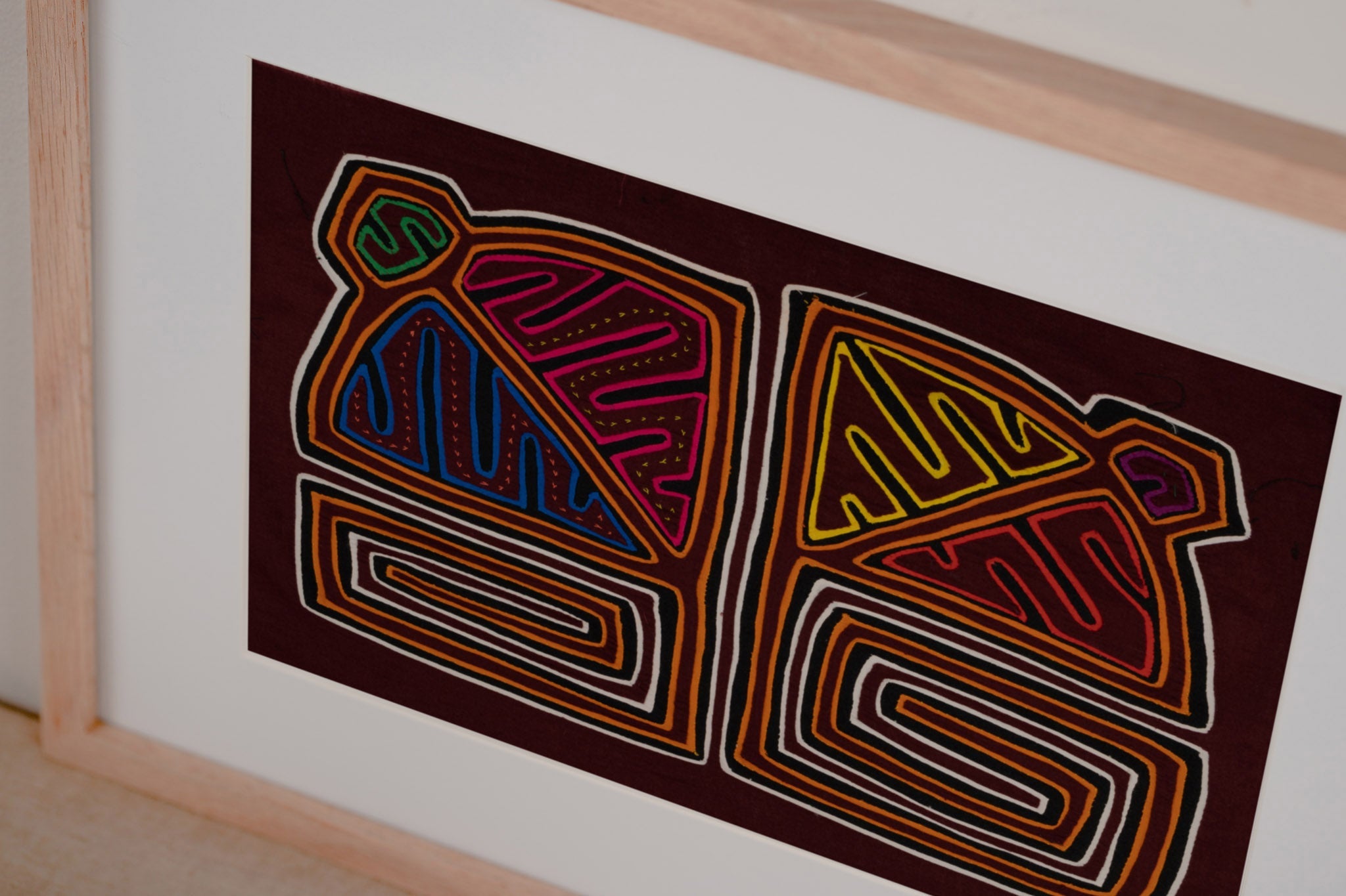 Orange And Burgundy Stingray Kite Mola
