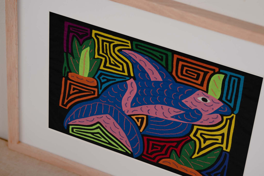 Blue And Pink Dolphin Mola