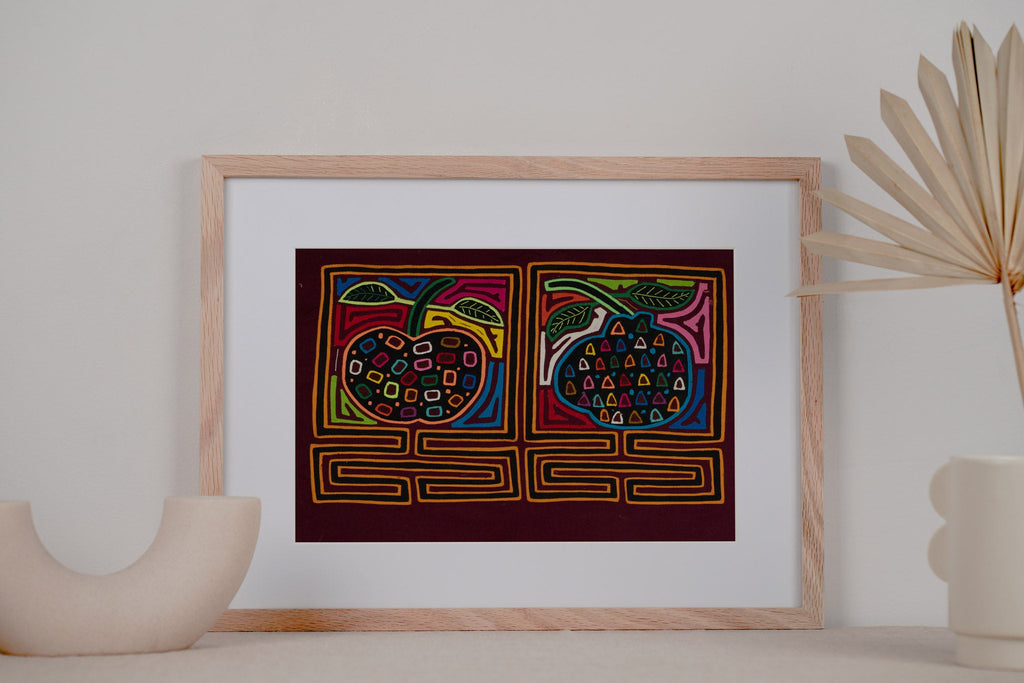 Burgundy And Gold Cherry Fruit Mola