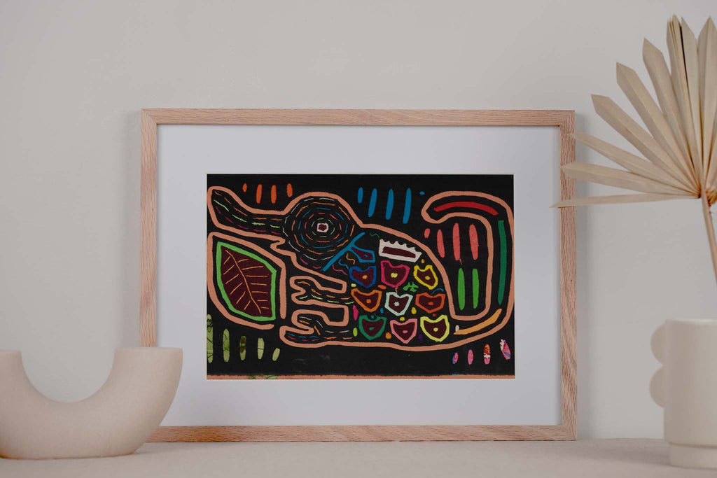Black And Orange Pinocchio Jungle Critter Mola