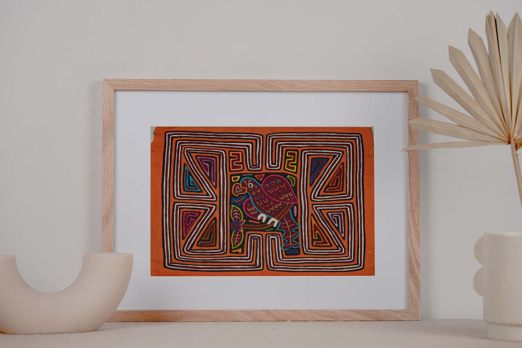 Orange And White Parrot Birdcage Mola