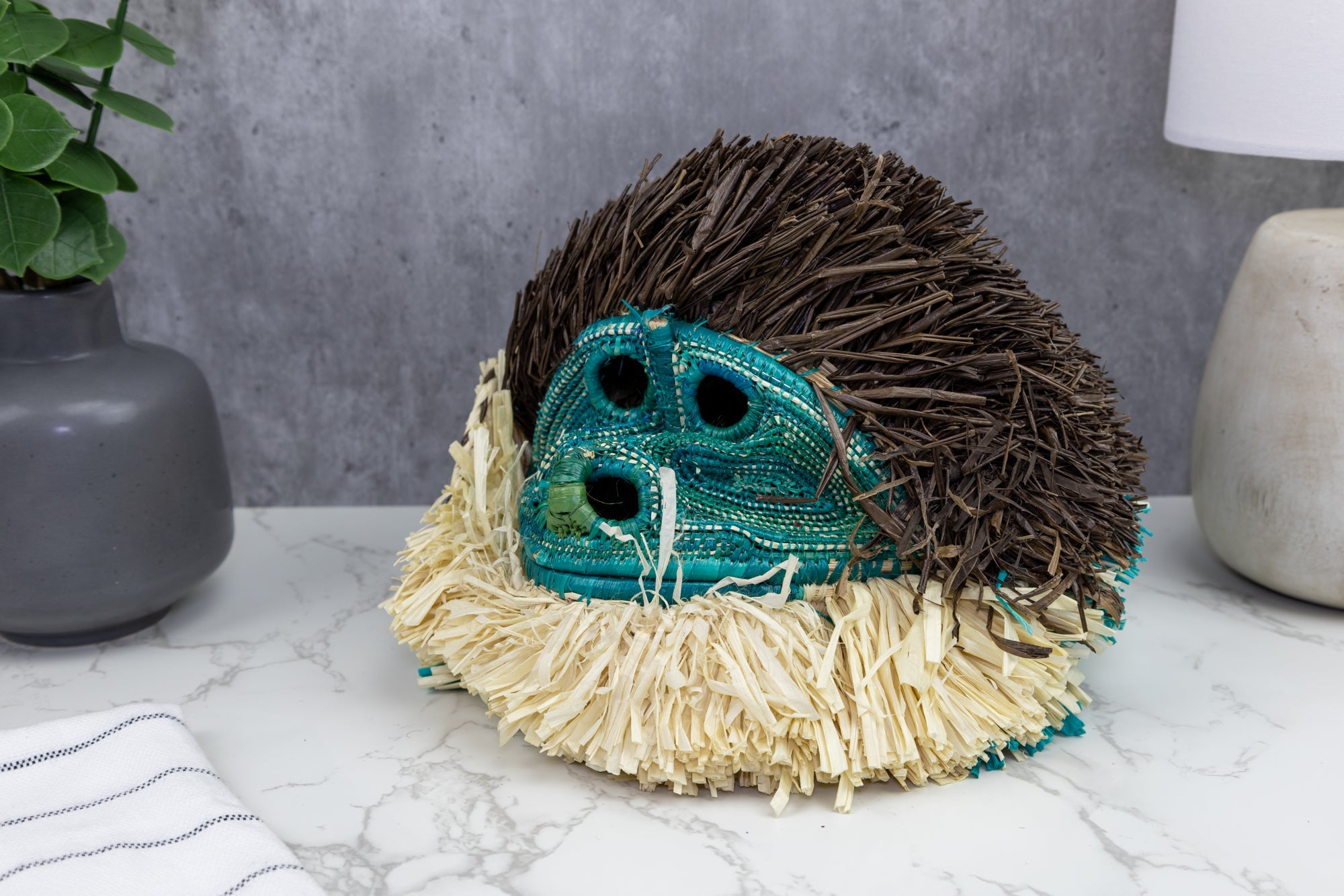 Green Face Monkey Mask