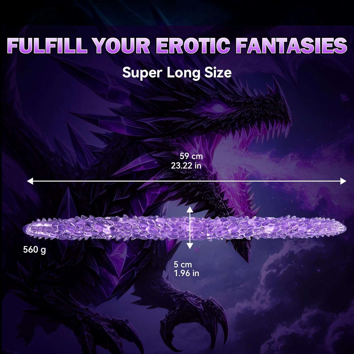 MonsterCore Double Ended Anal Dildo