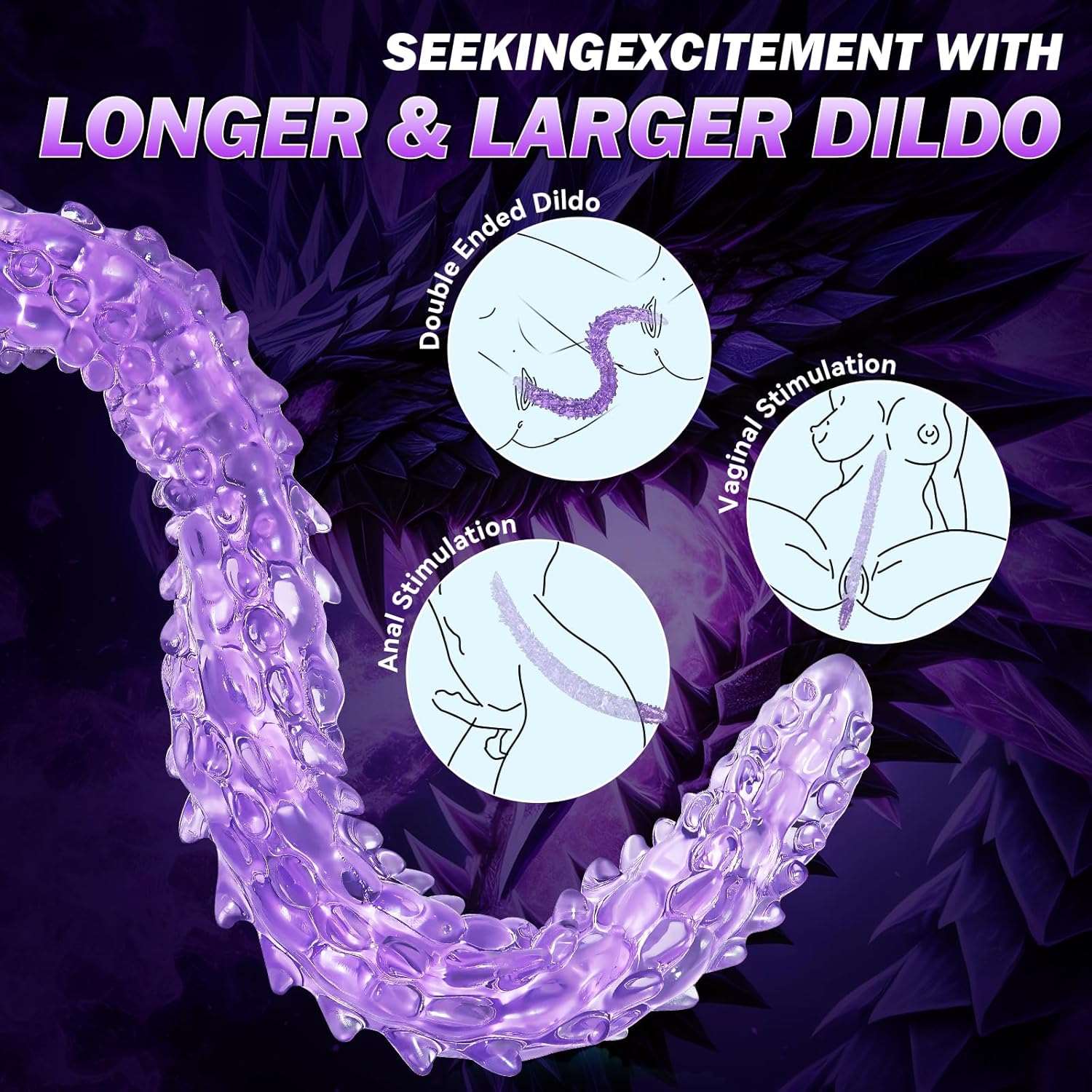 MonsterCore Double Ended Anal Dildo