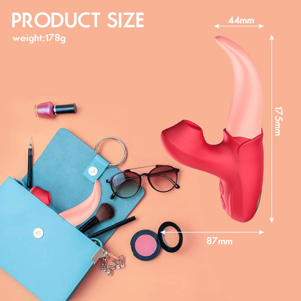 MotionWave Intense Tongue-Licking Sensation Vibrator