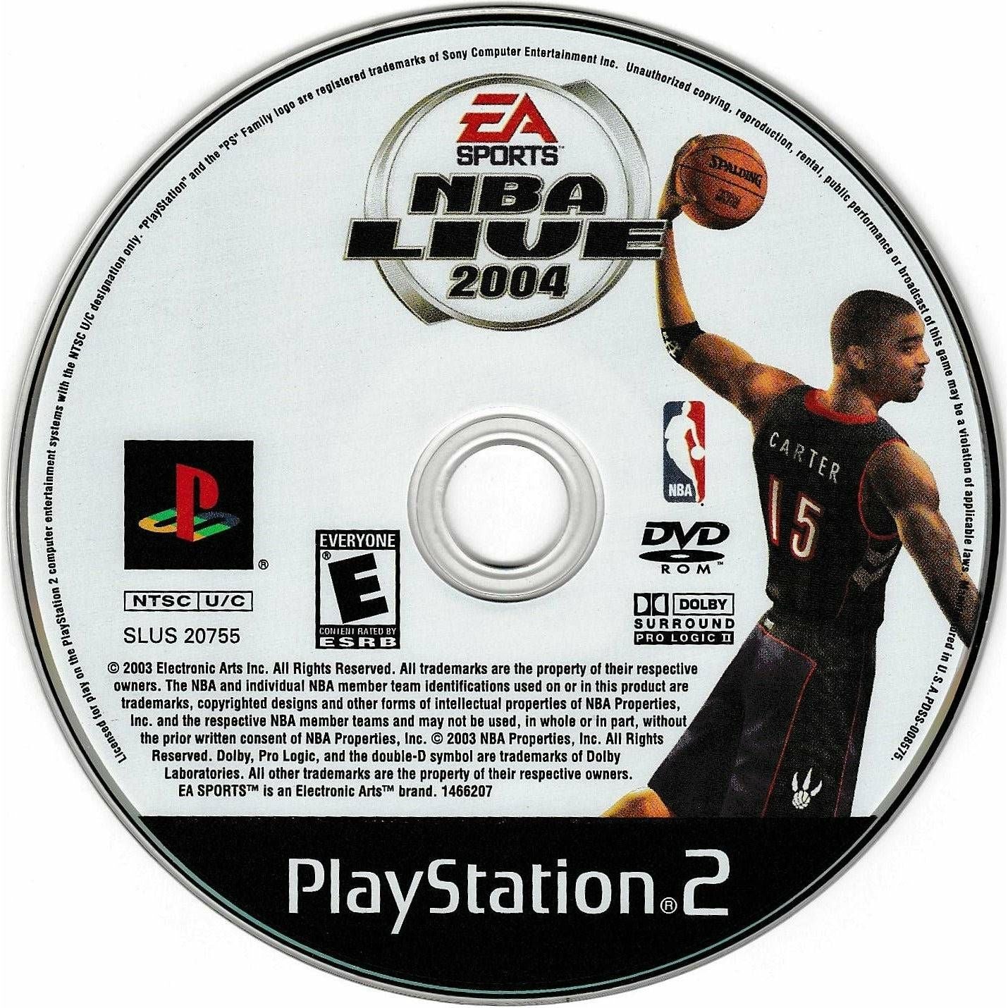 NBA Live 2004 - PlayStation 2 (SOLO CARTUCHO)