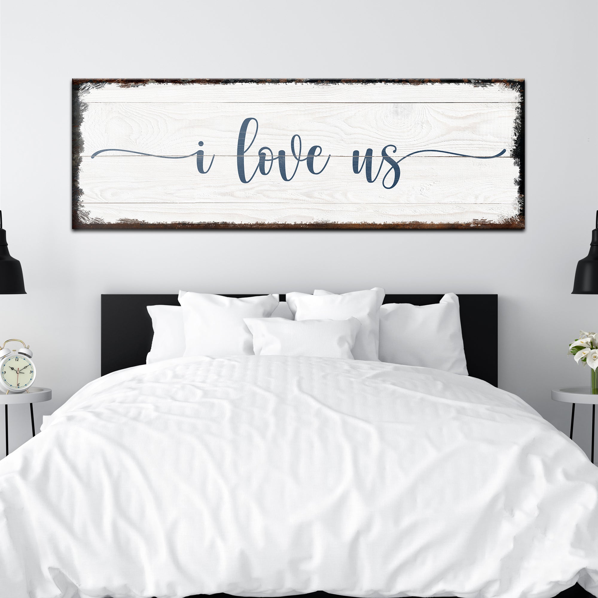 I Love Us Sign