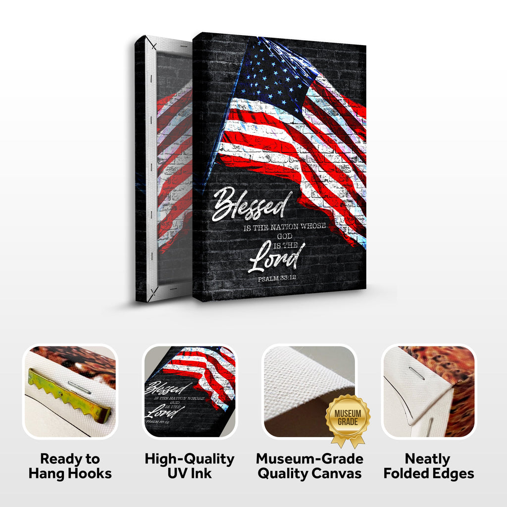 Psalm 33:12 - Blessed Is The Nation Sign