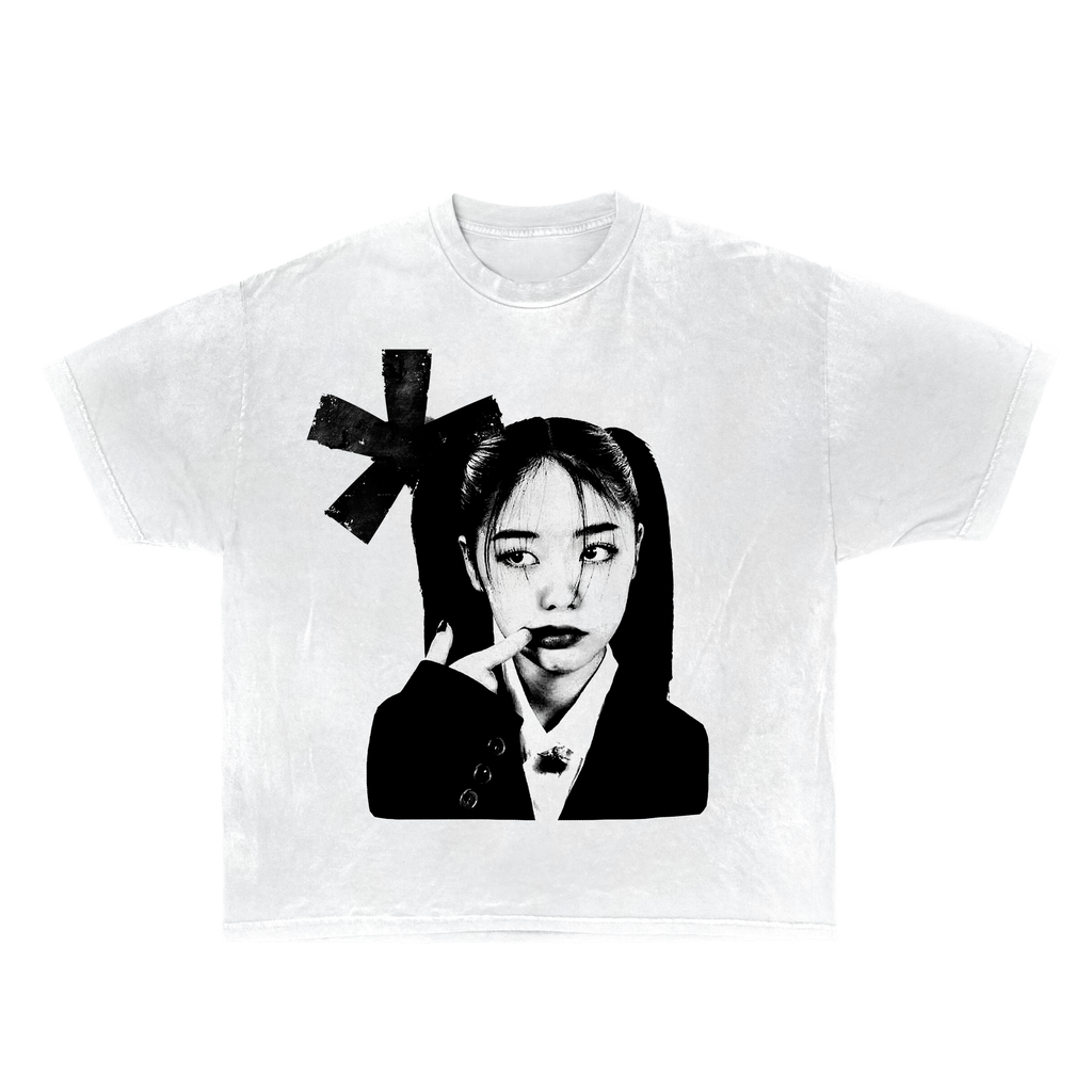 Camiseta de streetwear Opium Attitude de manga corta de algodón, estampada con DTG, 180 GSM