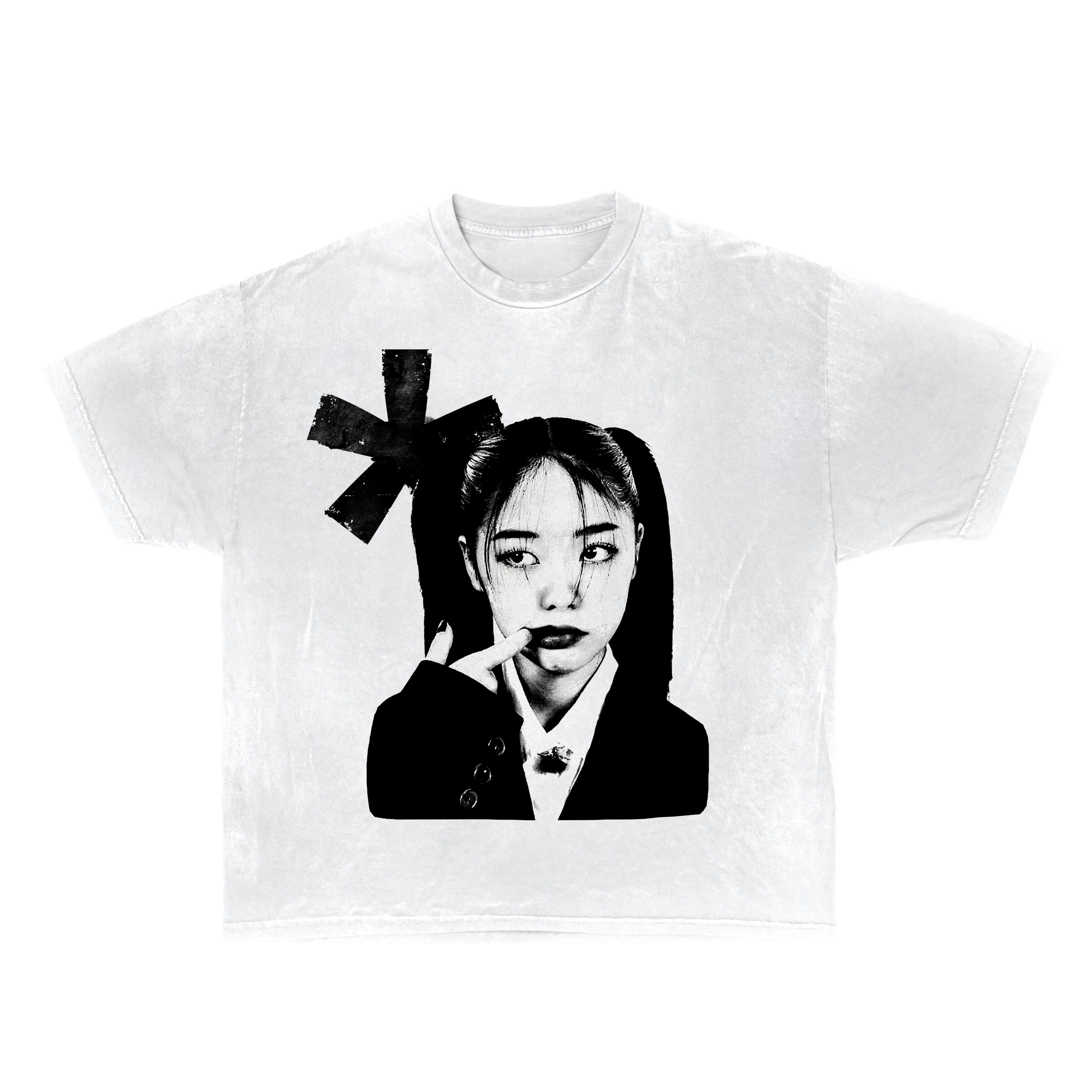 Camiseta de streetwear Opium Attitude de manga corta de algodón, estampada con DTG, 180 GSM