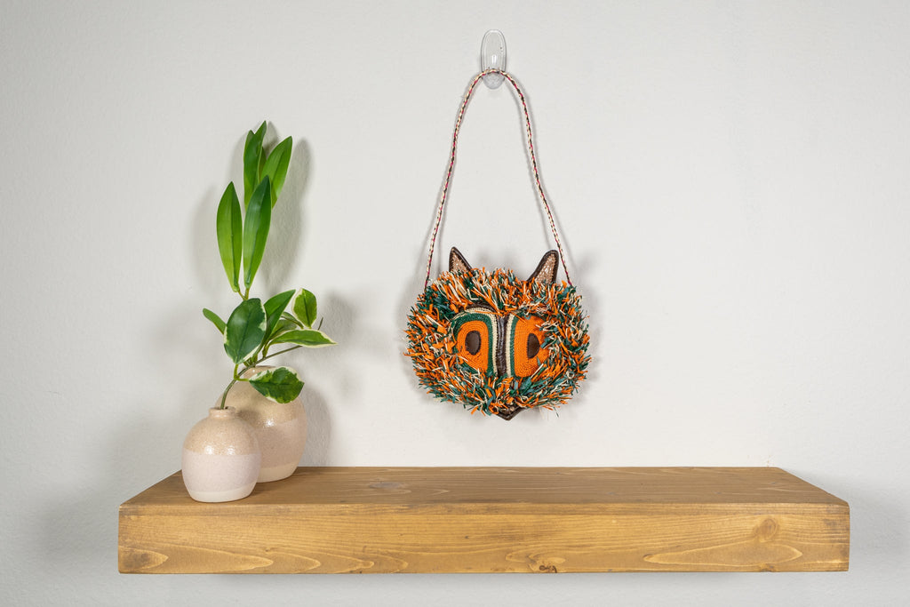 Orange-Eyed Bornean Owl Mask