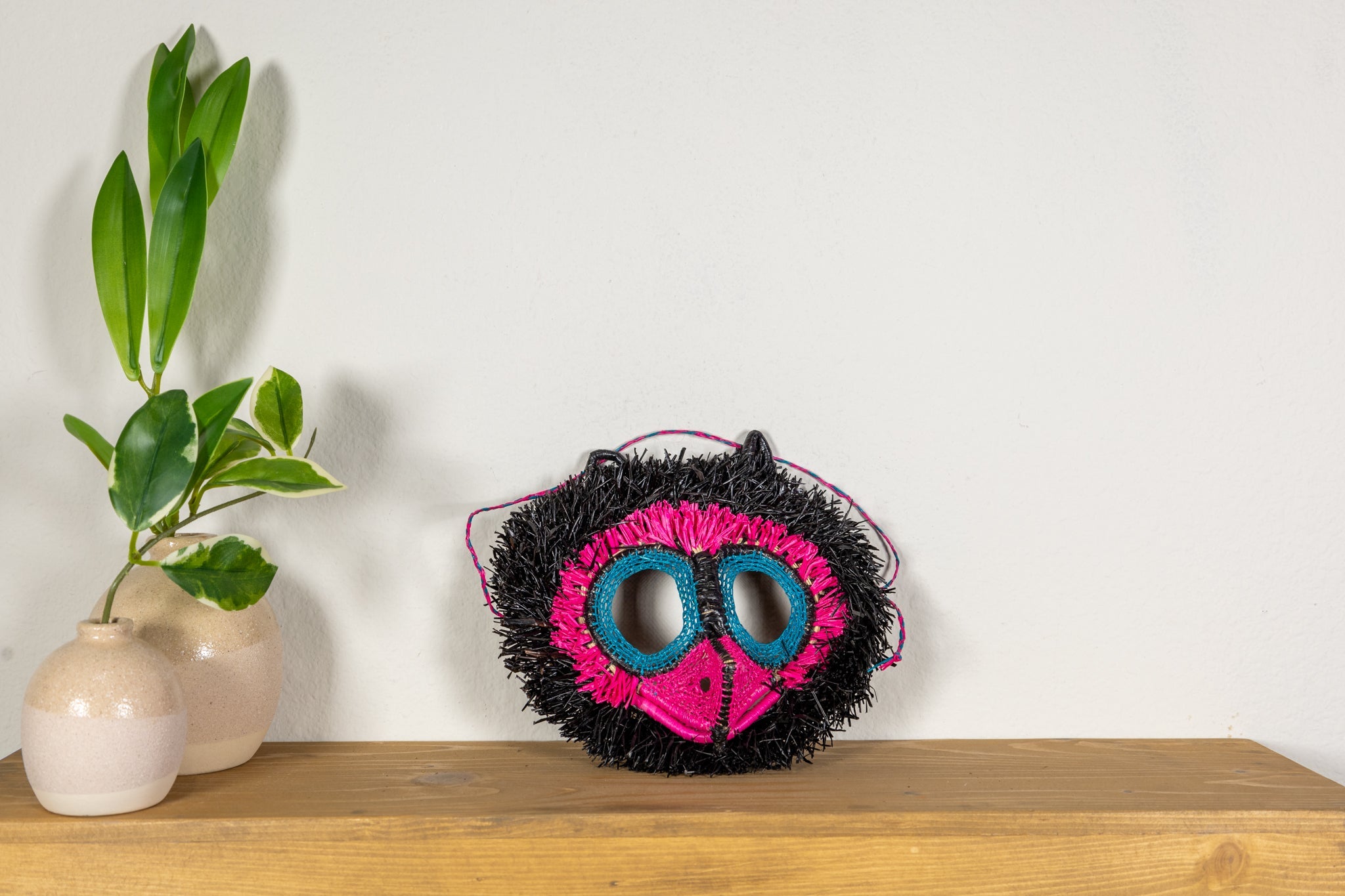 Pink Nightmare Owl Mask