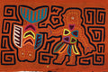 Vintage Fisherman Orange And Black Mola