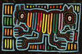 Optical Illusion Two Dog Mola