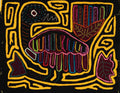 Gold And Black Fan Tail Peacock Bird Mola