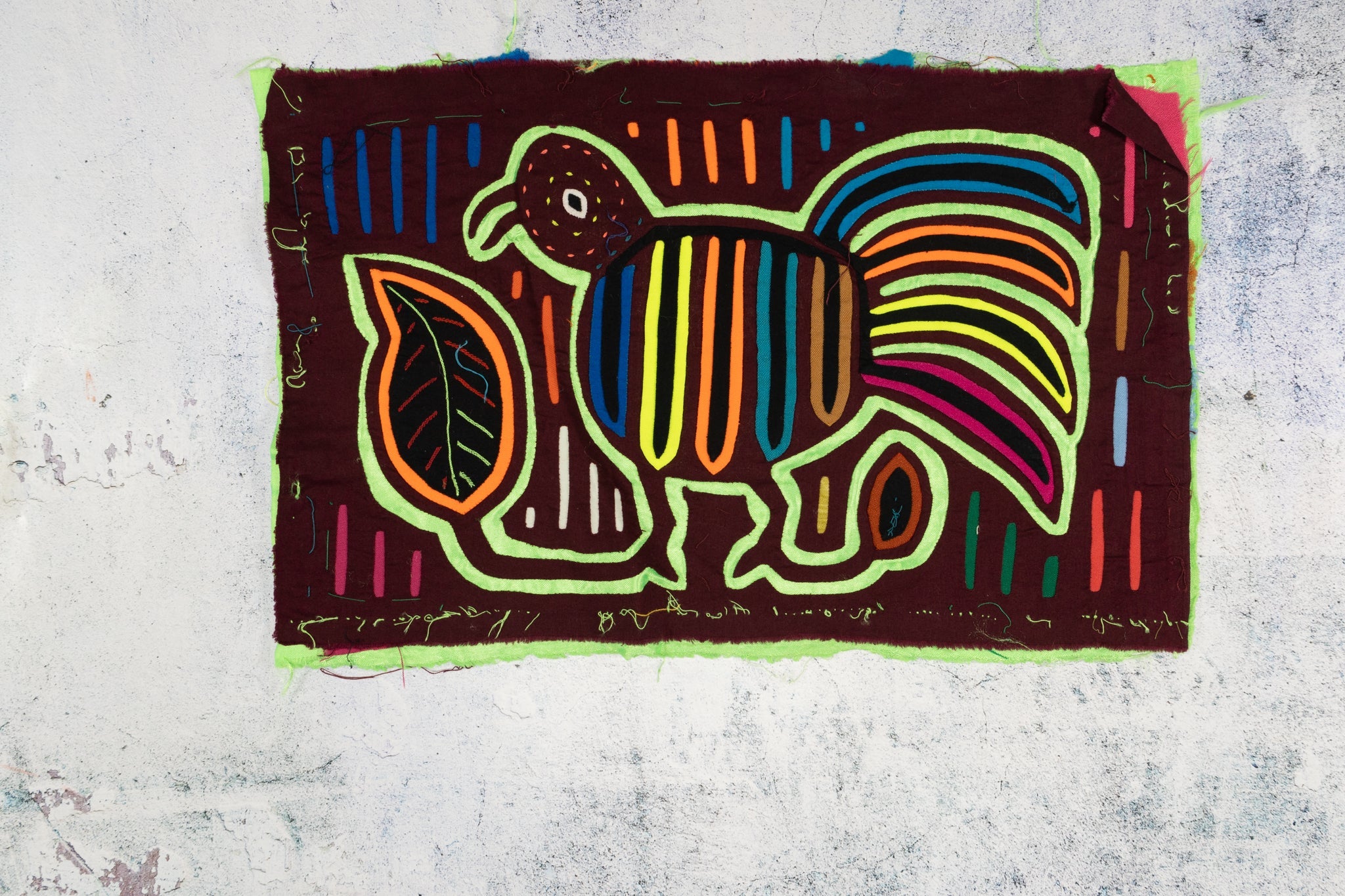Neon Green Barnyard Bird Mola