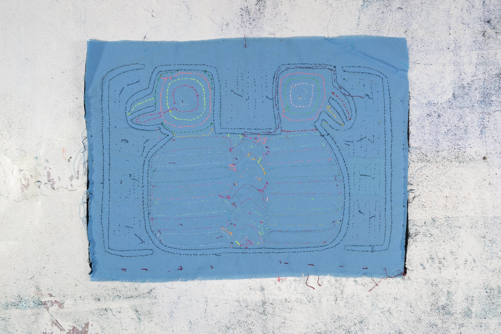 Twin Blue Duck Mola