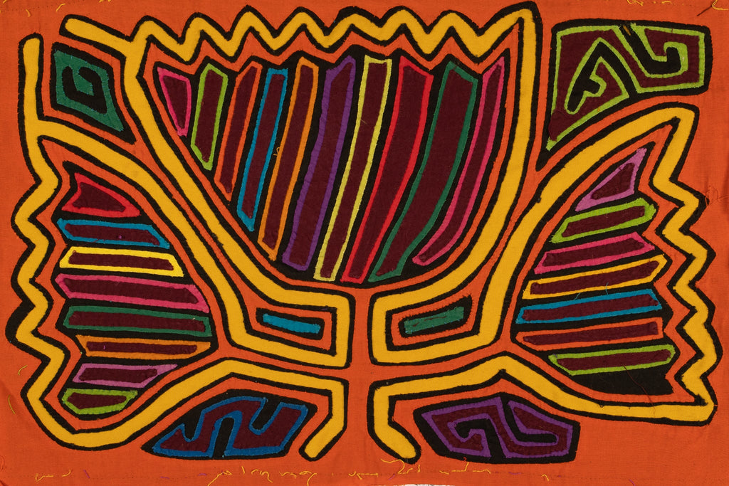 Orange And Yellow Floral Flower Mola