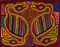 Lovebird Water Dance Mola